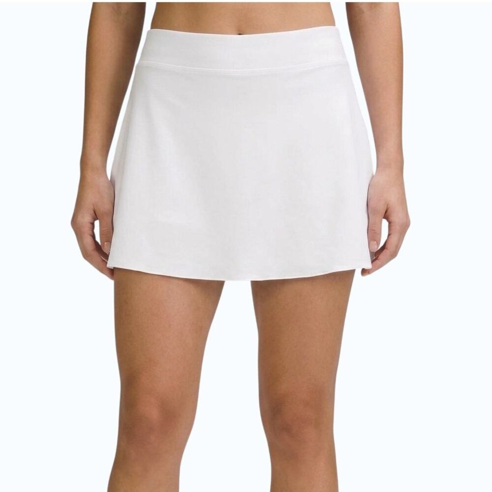 Sofibella Tennis Skort White 13 Inch Flounce Stretch Athletic Women Large NWT